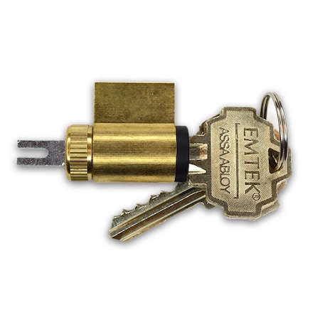 Emtek Outside Double Cylinder Flat Black Bronze Finish CY4-PSCHCTOS5-FB